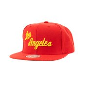 USC Trojans Cardinal Los Angeles Script Lakers Snapback Hat